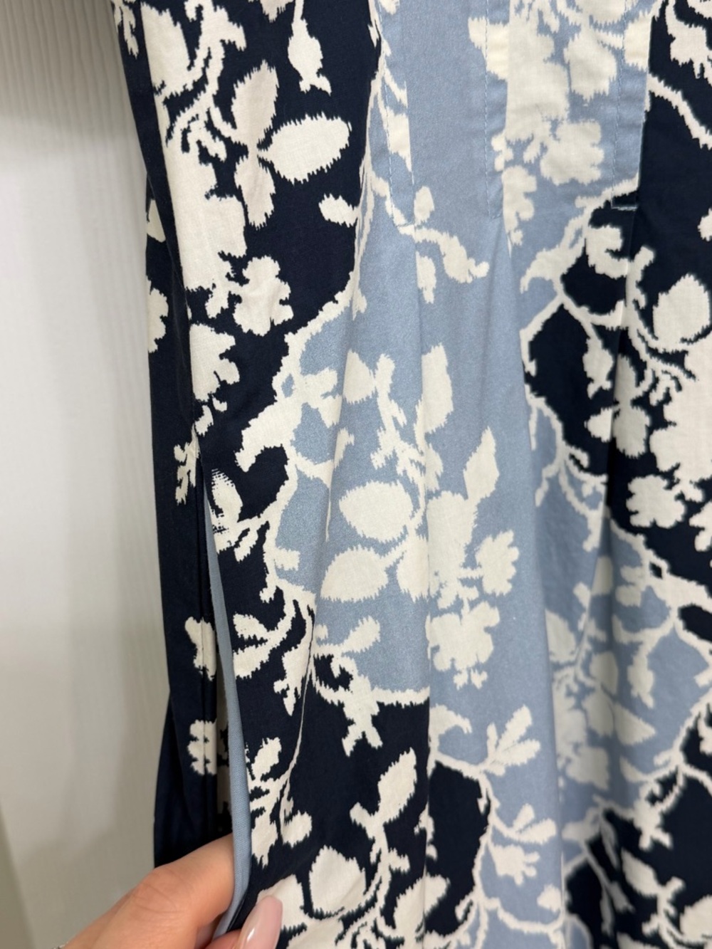 Tuckernuck Blue and Light Blue Floral Midi Dress - Picture 9 of 9